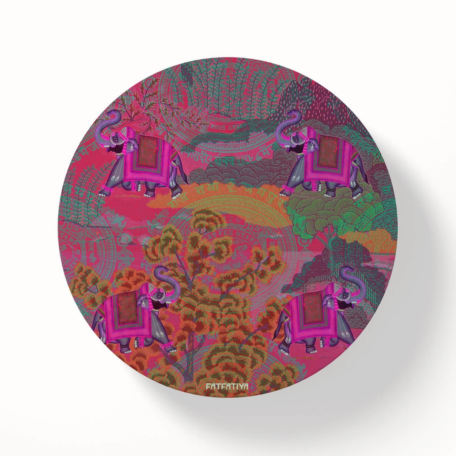 Shekhawati Elephant Coaster Set