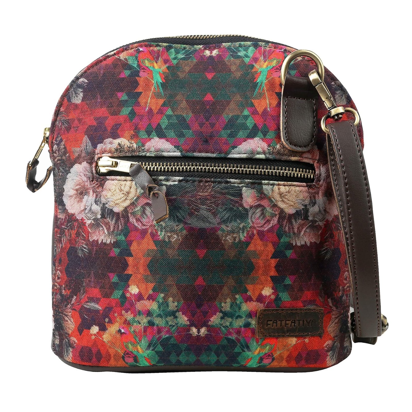 Multicolour Floral Cool Crossbody Bag