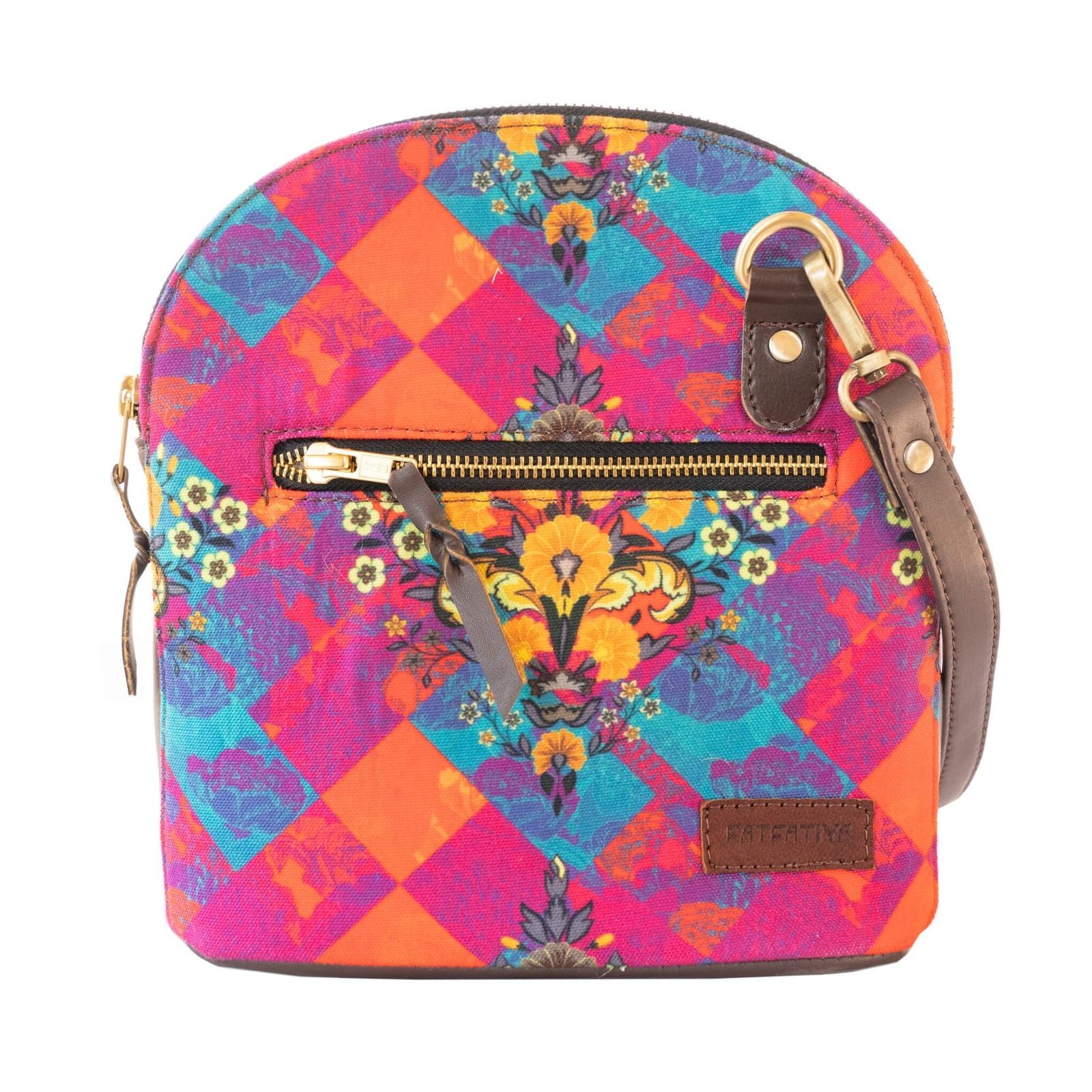 Women’s Multicolor Floral Crossbody Bag