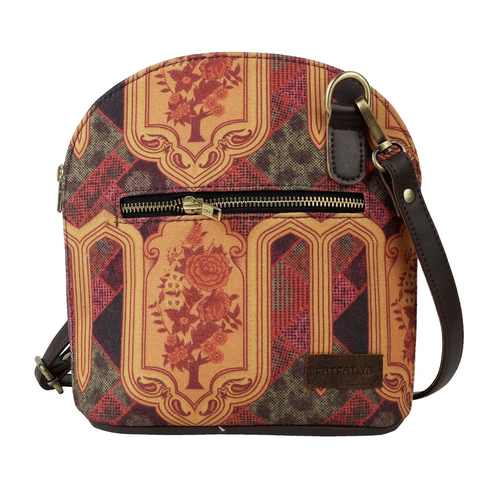 Ethnic Design Canvas Crossbody Bags