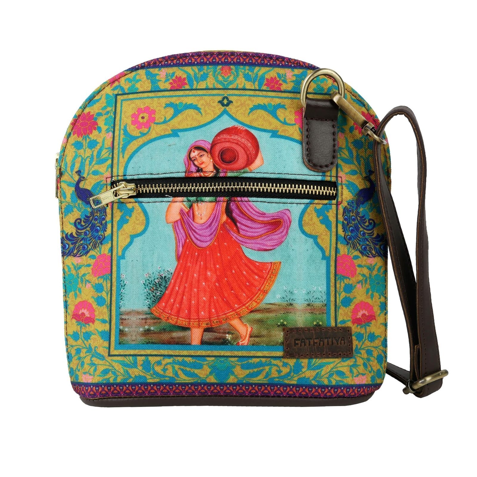 Matka Queen Cross Body Canvas Bag