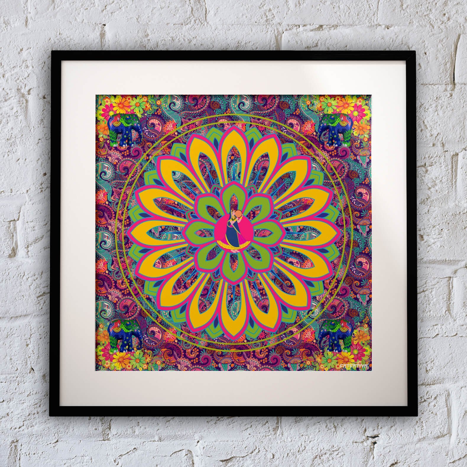Satrangi Framed Wall Art