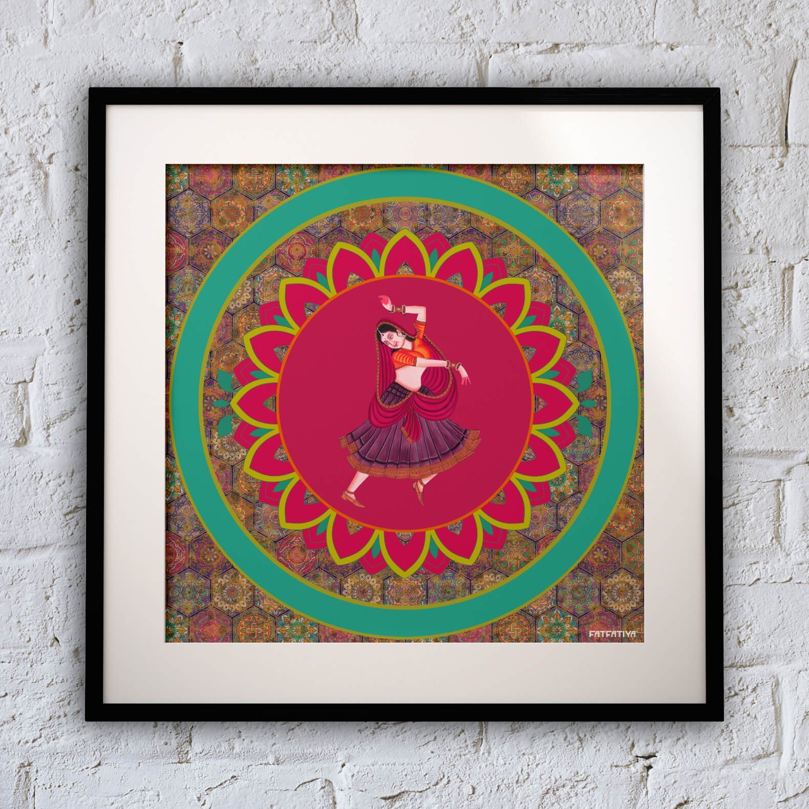 Mohini Nritya Framed Wall Art