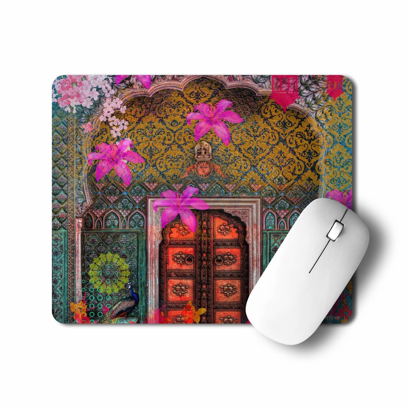 Heritage Door Colorful Mouse Pad