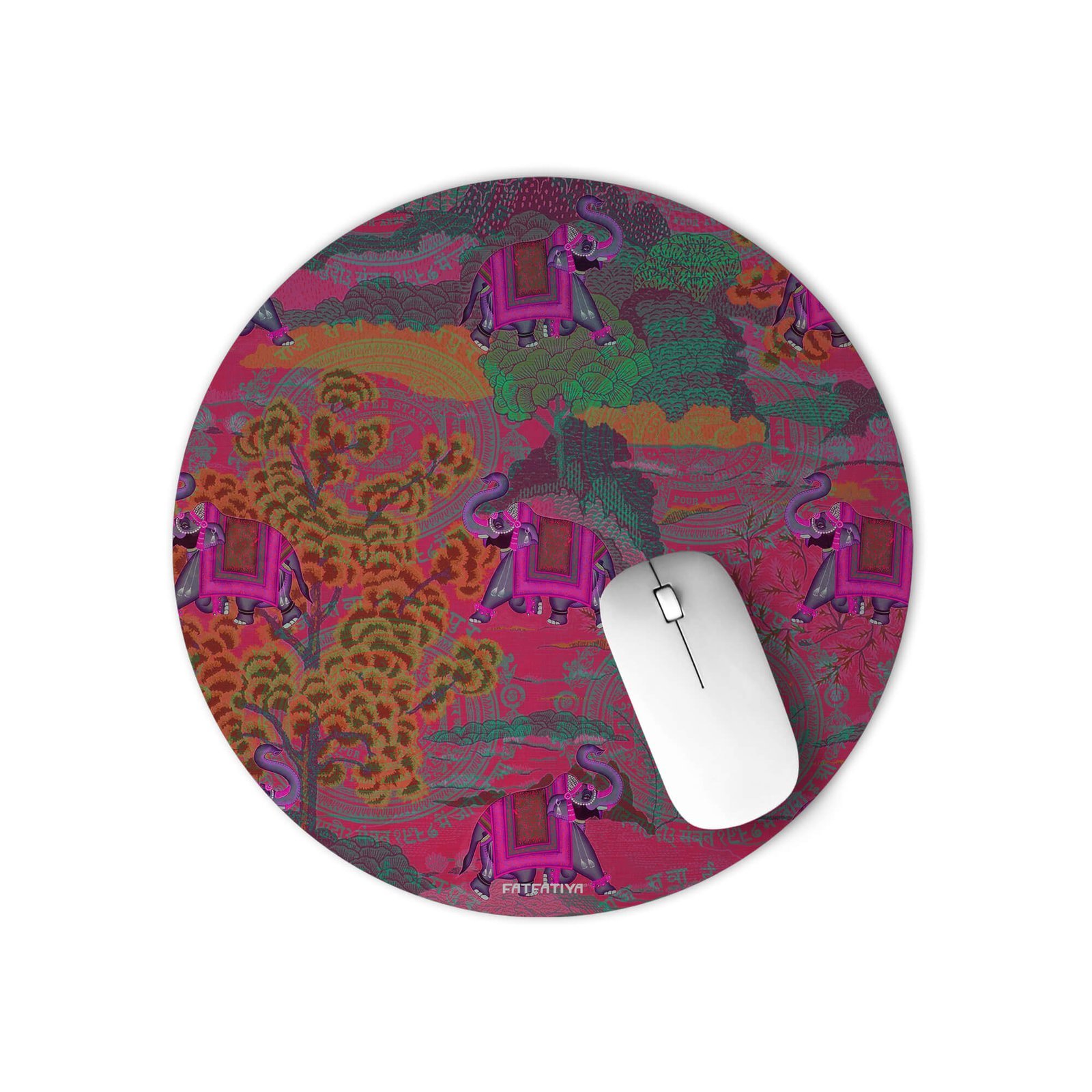 Shekhawati Elephant “Pretty” Mouse Pad