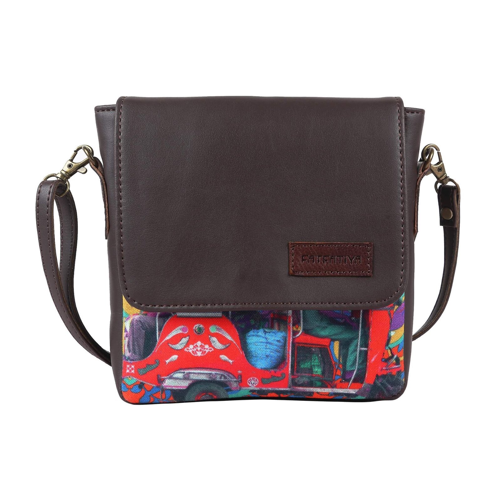 Red Taxi Stylish Sling Bag