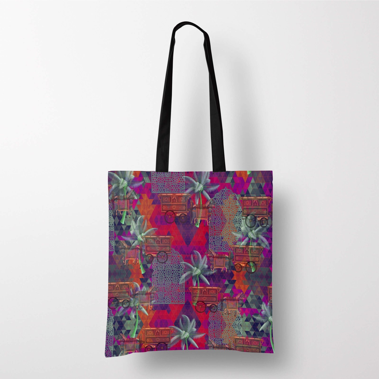 Ghoda Gaadi Canvas Jhola Bag