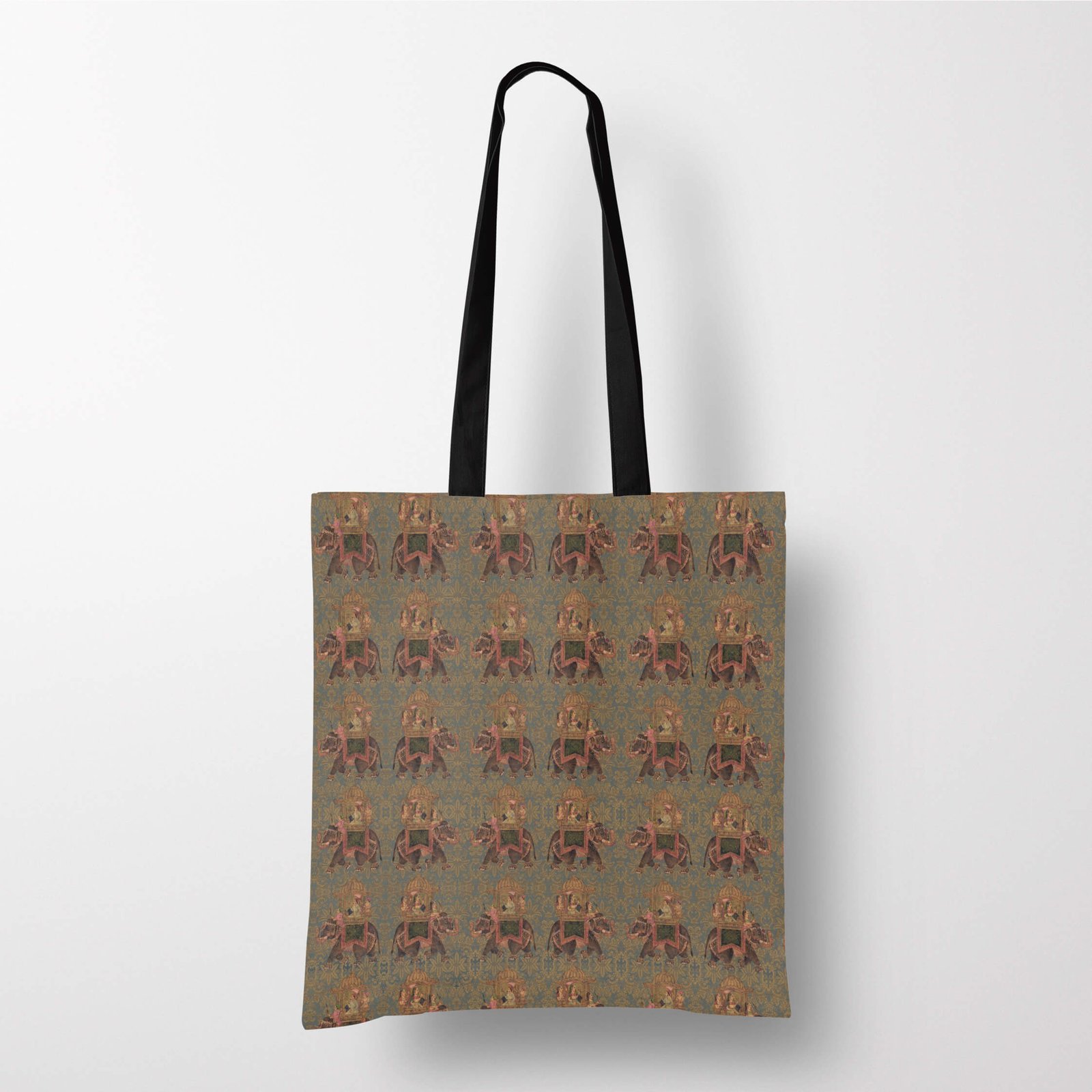 Rajasthani Cultural Elephant Tote Bag