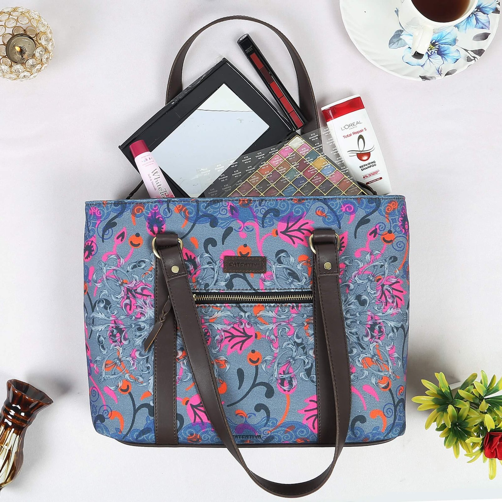 Digital Garden Fashion Tote Bag