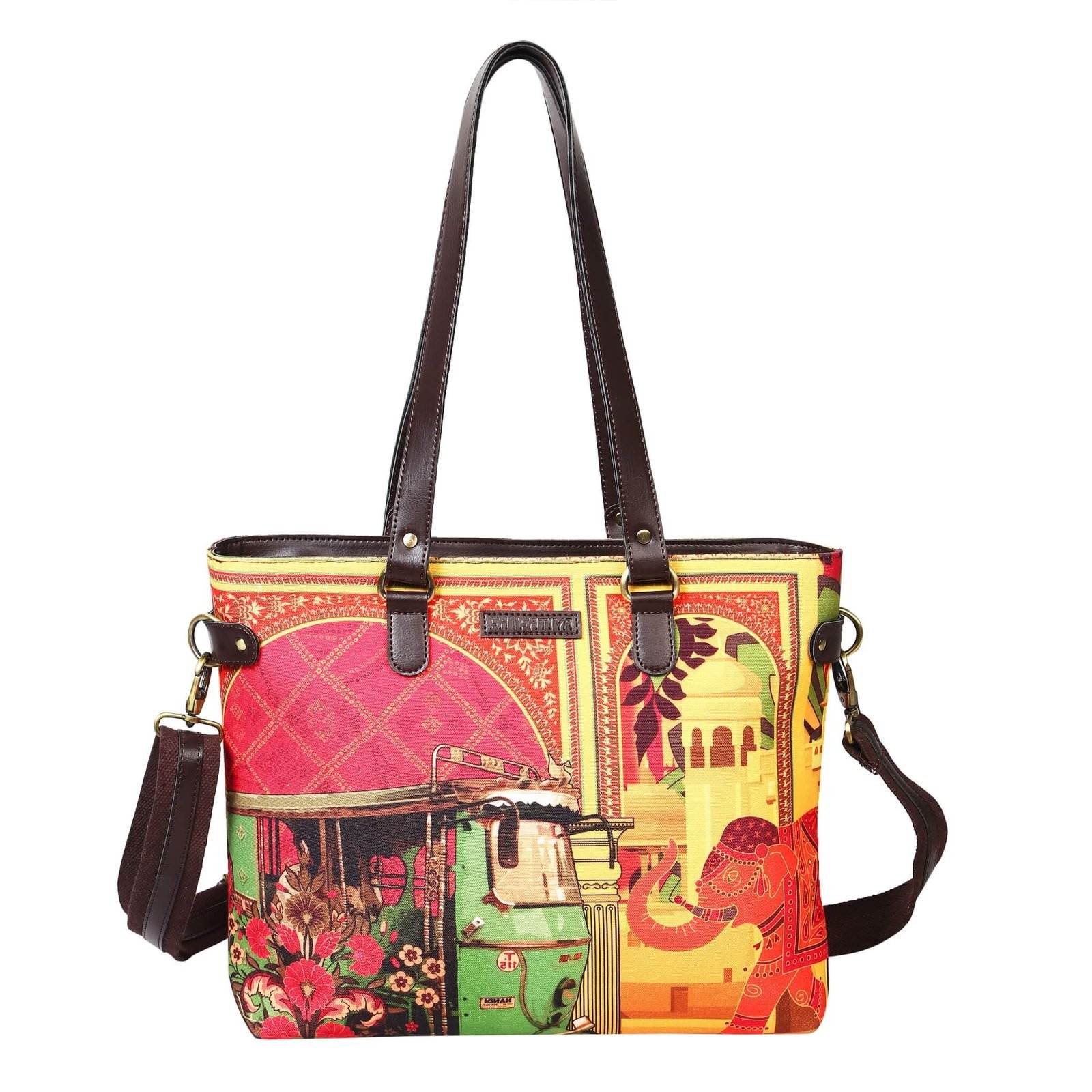 Colorful Shekhawati Women Tote Handbag
