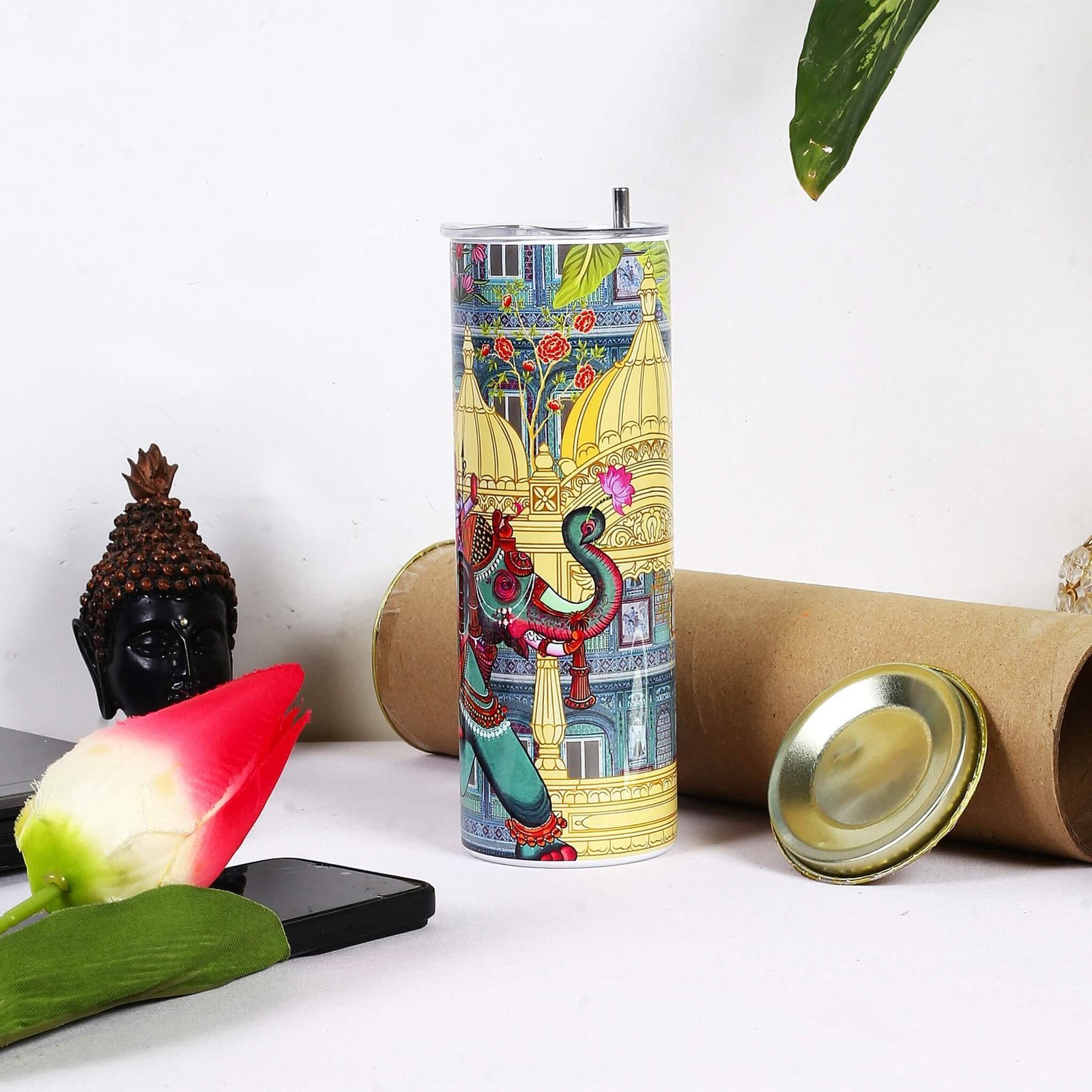 Steel Tumbler with Lid