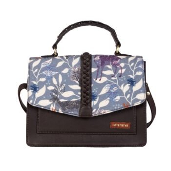 Women’s Wildlife Print Satchel Bag