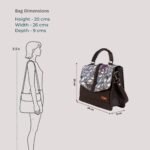 Women’s Wildlife Print Satchel Bag