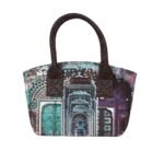 mini handbag for women rajasthani jharokha handbag ethnic mini purse vegan leather mini bag handcrafted handbag india compact everyday handbag heritage print handbag