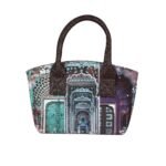 mini handbag for women rajasthani jharokha handbag ethnic mini purse vegan leather mini bag handcrafted handbag india compact everyday handbag heritage print handbag