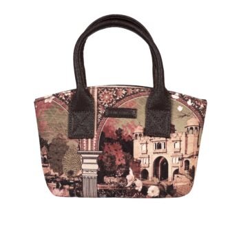 Vintage Rajasthani Architecture Mini Handbag for Women