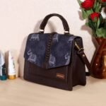 Elephant Print Satchel Bag For Women