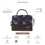 Elephant Print Satchel Bag For Women