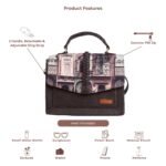 Floral Print Satchel Bag