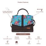 Elephant Print Satchel Bag