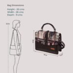 Floral Print Satchel Bag