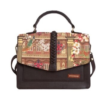Heritage Print Satchel Bag