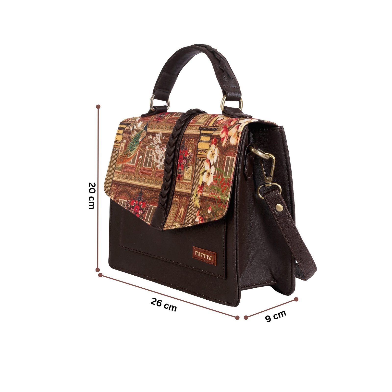 Heritage Print Satchel Bag Heritage Print Satchel Bag