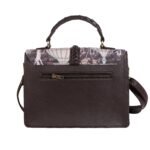 Royal Elephant Print Satchel Handbag