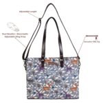 Deer Forest Print Office Tote Bag for Women