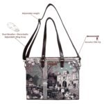Heritage Palace Print Office Tote Bag for Women
