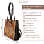 office tote bag  laptop bag for women  elephant art bag  Indian palace print bag  work tote bag