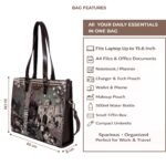 Heritage Palace Print Office Tote Bag for Women
