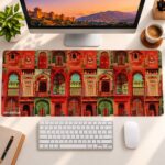 Haveli Door Large Mouse Pad for Gaming