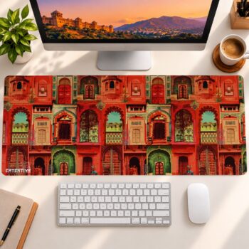 Haveli Door Large Mouse Pad for Gaming