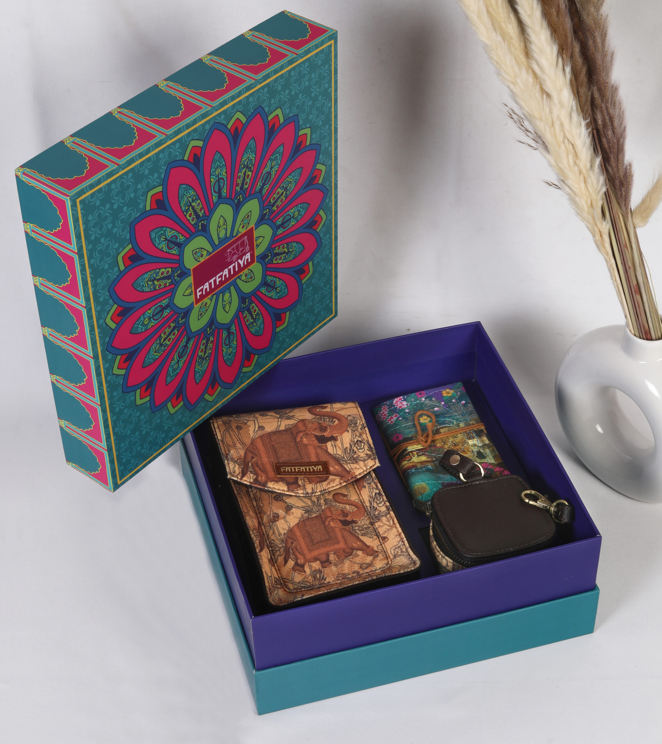12 (16) FATFATIYA Rajasthani Art Gift Set