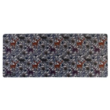 Deer Floral Large Mouse Pad featuring a stylish