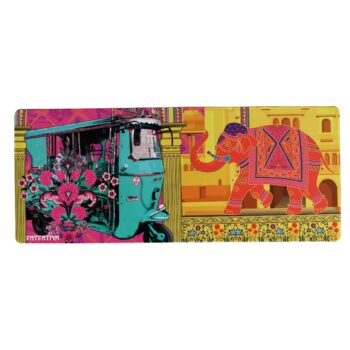 Auto Rickshaw Elephant Mouse Pad