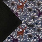 Deer Floral Large Mouse Pad featuring a stylish