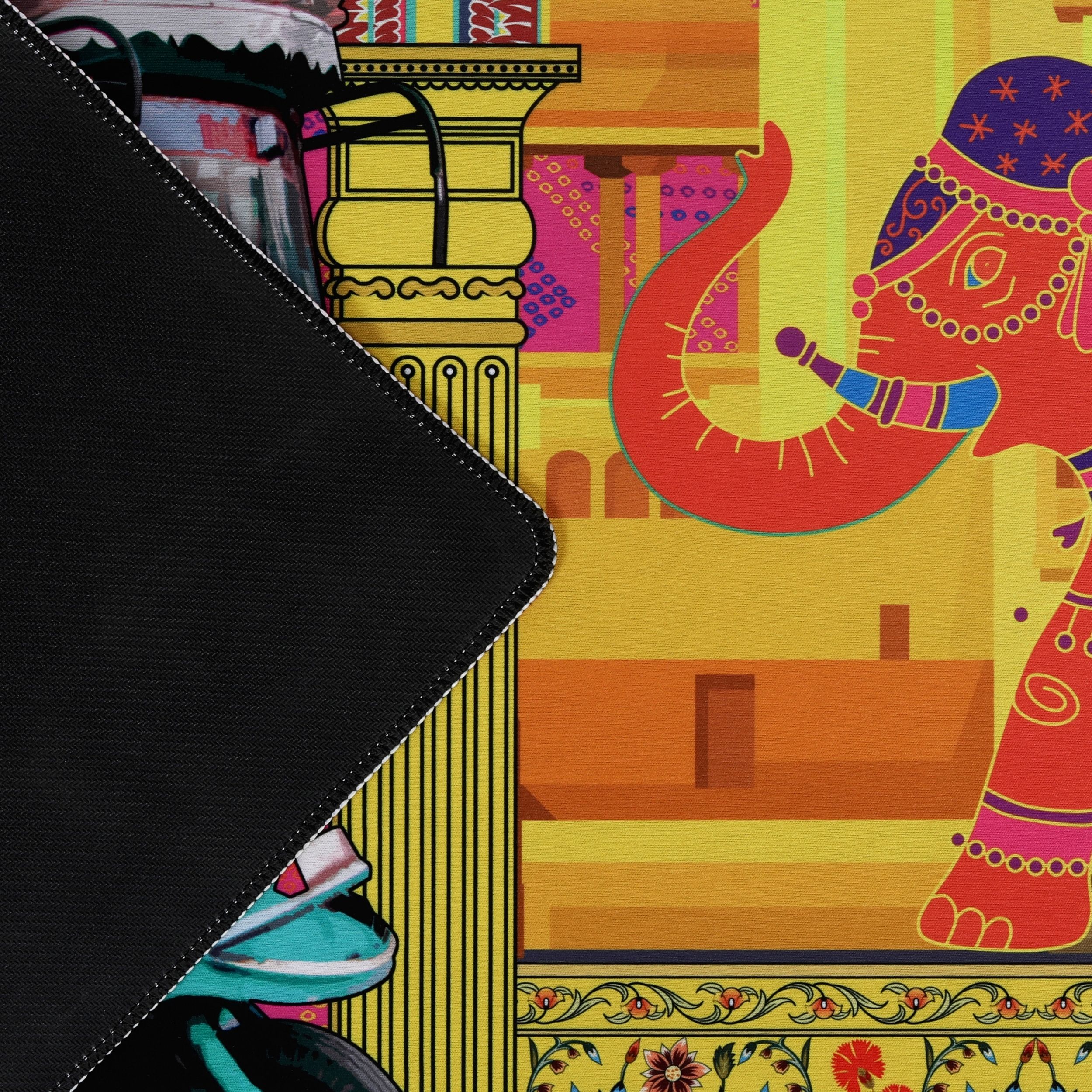 Auto Rickshaw Elephant Mouse Pad Auto Rickshaw Elephant Mouse Pad