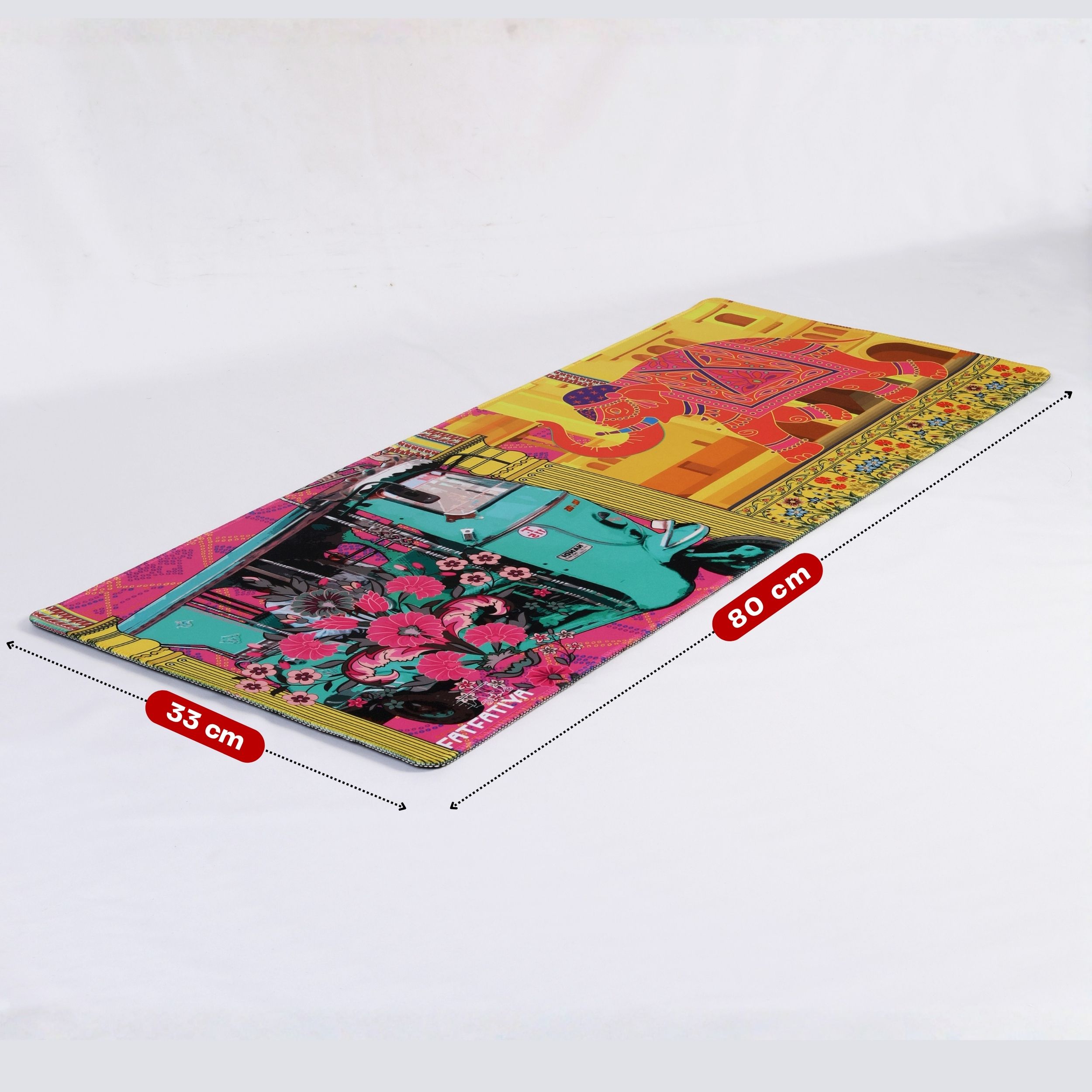 Auto Rickshaw Elephant Mouse Pad Auto Rickshaw Elephant Mouse Pad