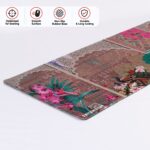 Peacock Floral Large Mouse Pad for Gaming