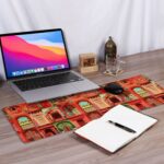 Haveli Door Large Mouse Pad for Gaming