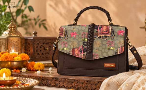 Rajasthani art print Garba bags for Navratri
